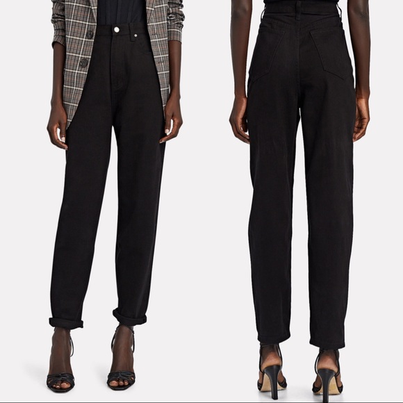 WeWoreWhat Denim - NWT Weworewhat Dani Black Boyfriend Jeans